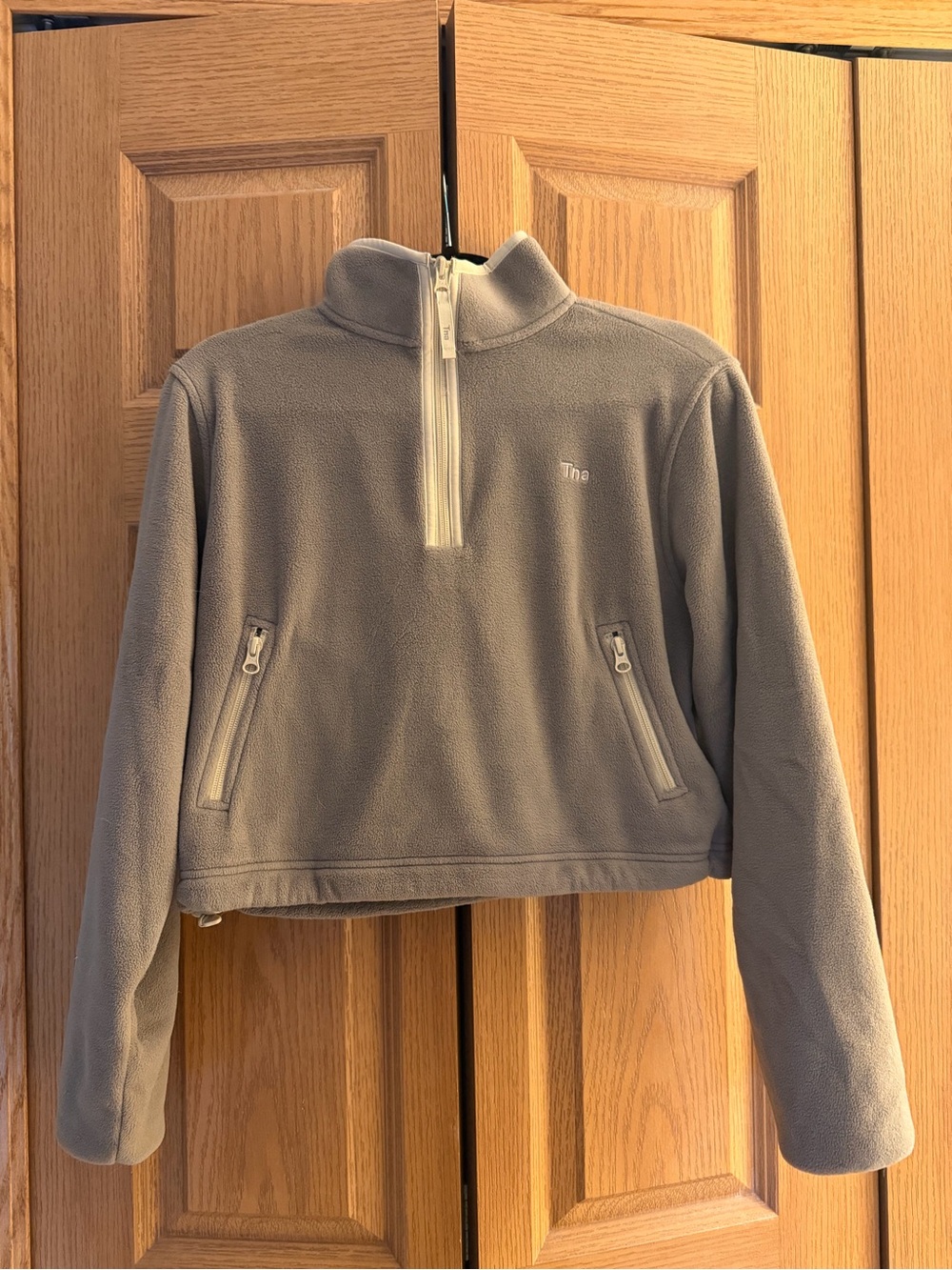 TNA Women Cropped Half-Zip Fleece